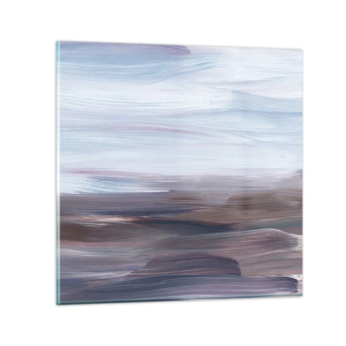 Obraz na skle - Živly: voda - 30x30 cm