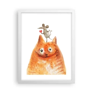 Plagát v bielom ráme - Paradoxy lásky - 30x40 cm