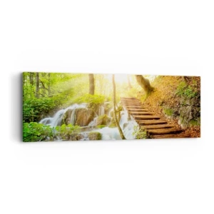 Obraz na plátne - Vytúžený chlad - 90x30 cm