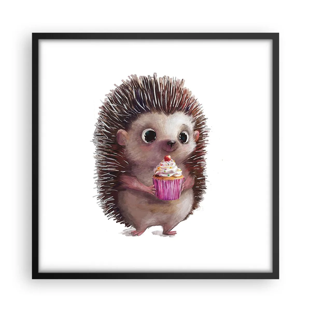 Plagát v čiernom ráme - Oslava je každý deň - 50x50 cm