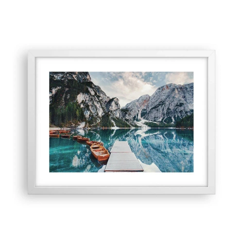 Plagát v bielom ráme - Ukážeme vám krásu - 40x30 cm