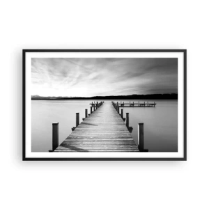 Plagát v čiernom ráme - Pri napájadle – pokoji - 91x61 cm