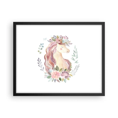 Plagát v čiernom ráme - Pozvánka do ríše rozprávok - 50x40 cm