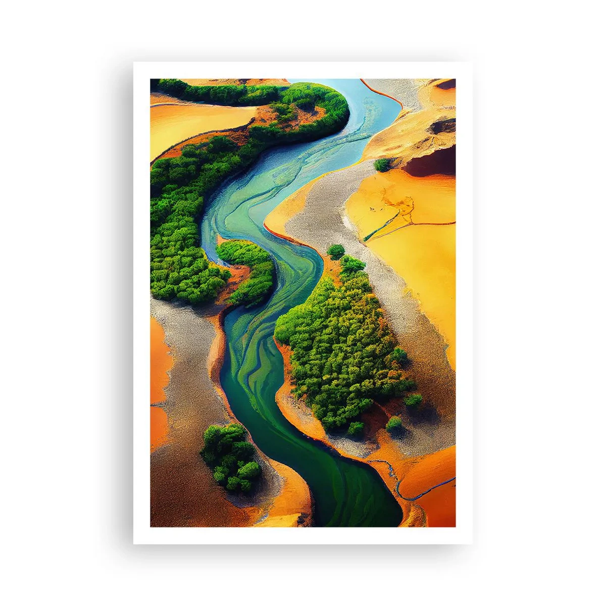 Plagát - Životodarná rieka - 70x100 cm