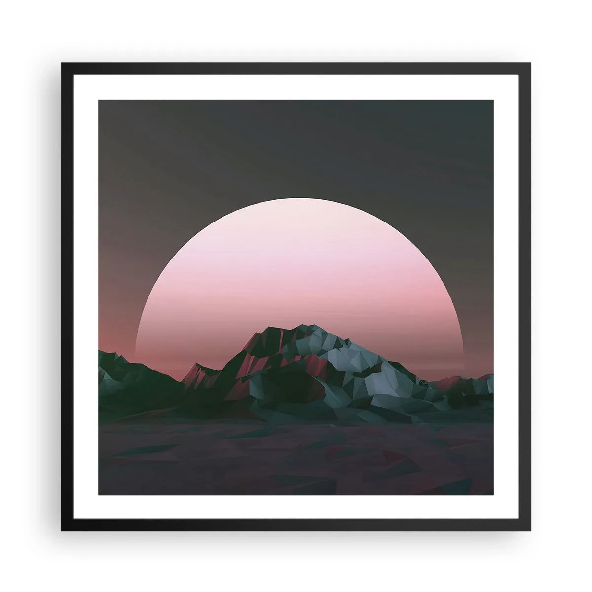 Plagát v čiernom ráme - V susednej galaxii - 60x60 cm