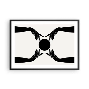 Plagát v čiernom ráme - Tajné znamenie - 70x50 cm