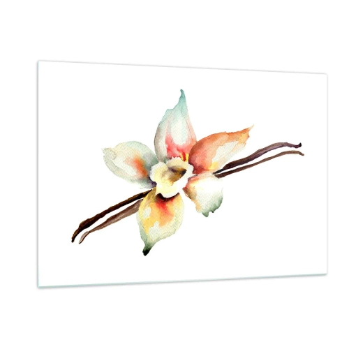 Obraz na skle - Farbičkou rozliata sladkosť - 120x80 cm