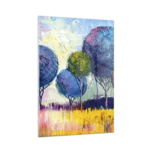 Obraz na skle - Guľa - tvar ideálu - 50x70 cm