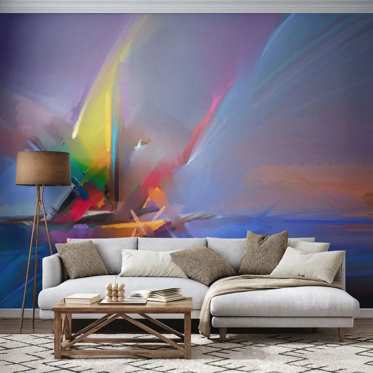 Fototapeta Premium Sand - Preletela ako vták - Abstrakcia, Kus, Plachetnica - 250x175 cm