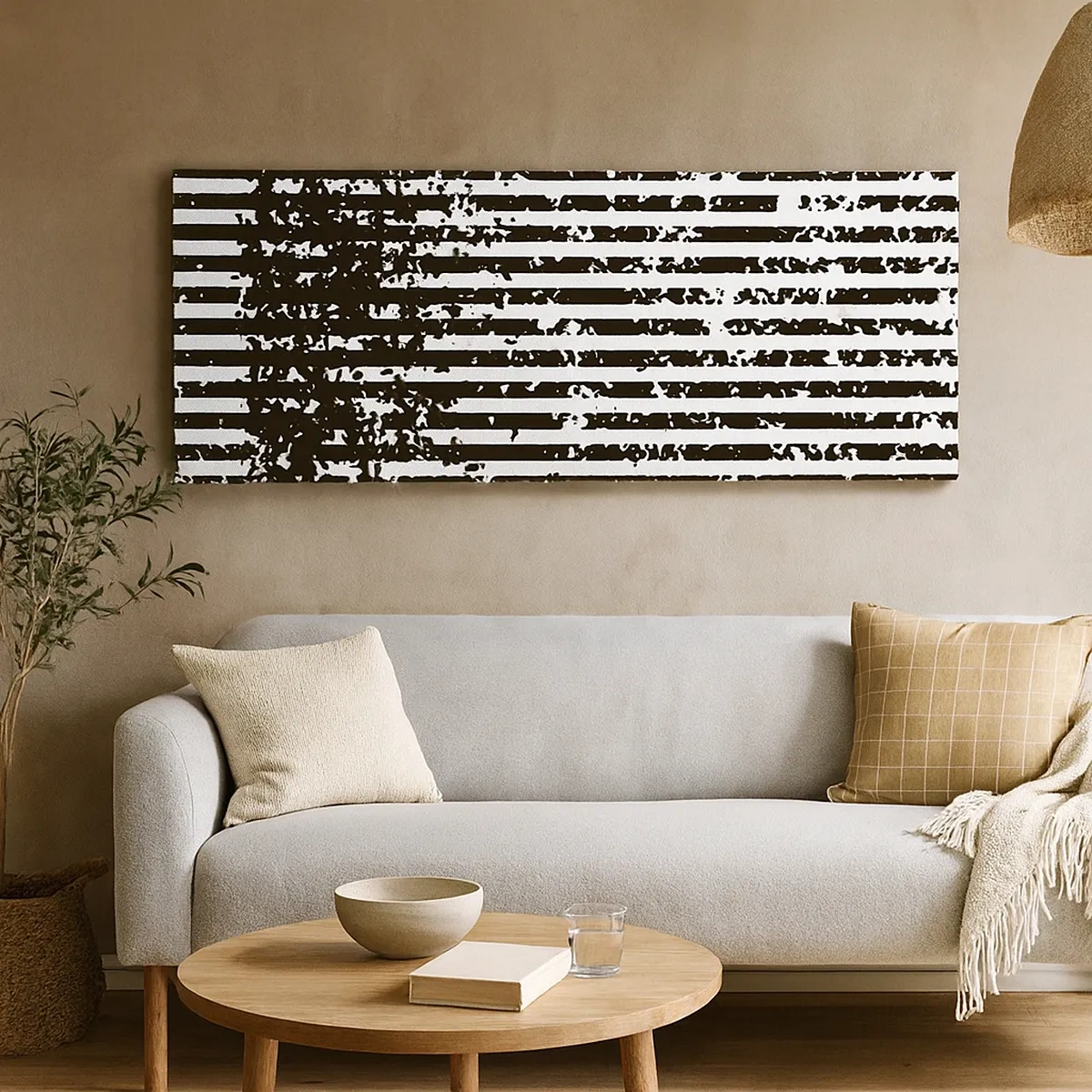 Obraz na plátne - Rytmus a šum - 30x30 cm