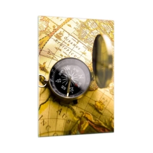 Obraz na skle - Čo tak na koniec sveta? - 50x70 cm