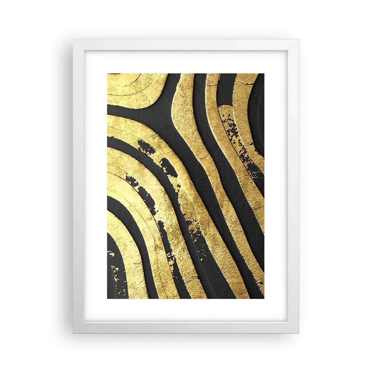 Plagát v bielom ráme - Všetko plynie - 30x40 cm