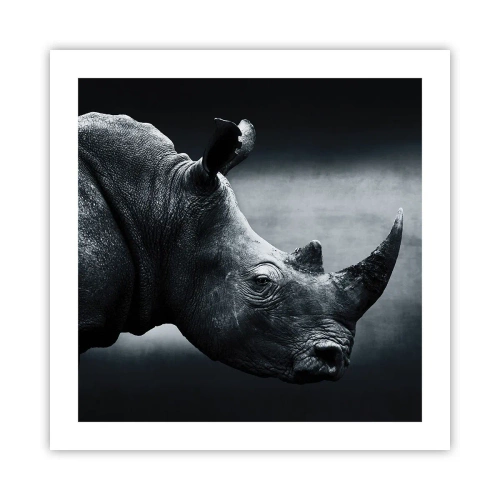 Plagát - Pravý profil - 50x50 cm