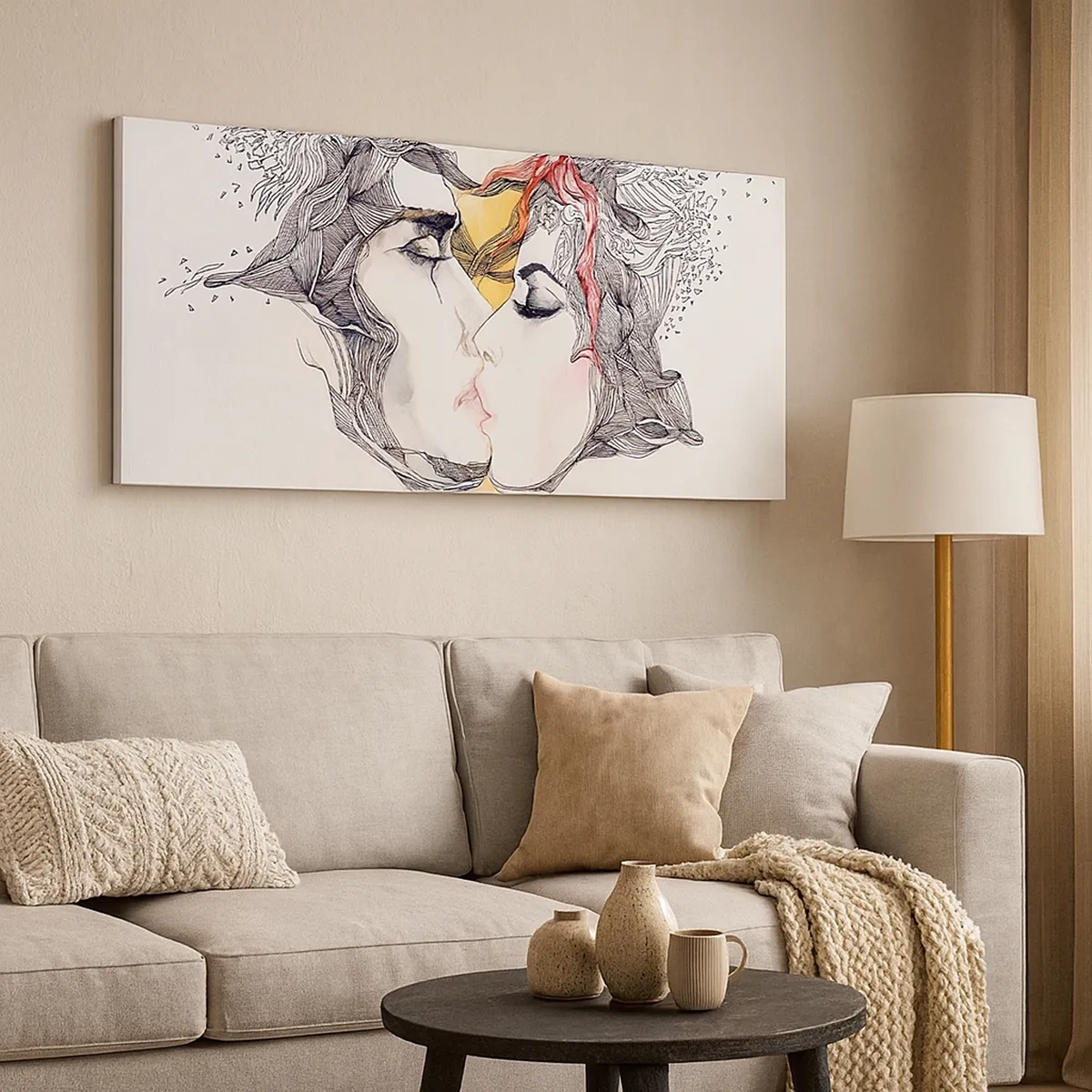 Obraz na plátne - Svet neexistuje - 30x30 cm