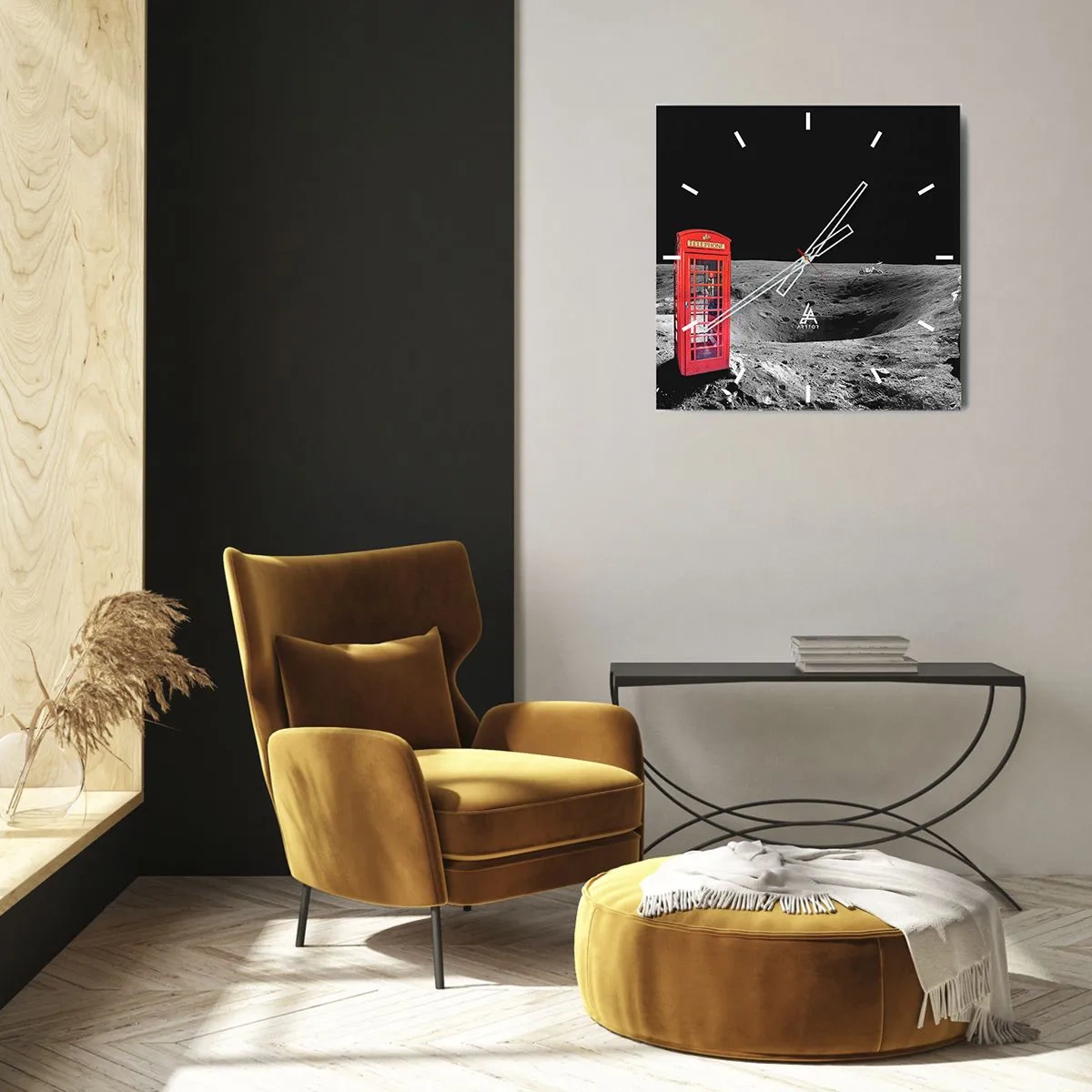 Nástenné hodiny - Kozmický žart - 40x40 cm