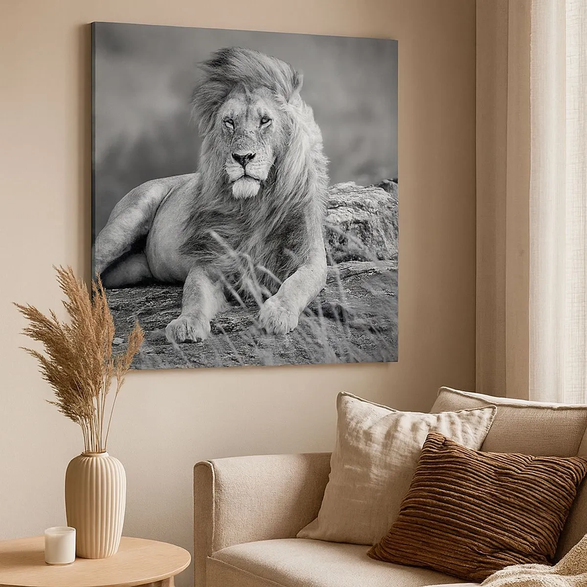 Obraz na plátne - Kráľovská siesta - 30x30 cm