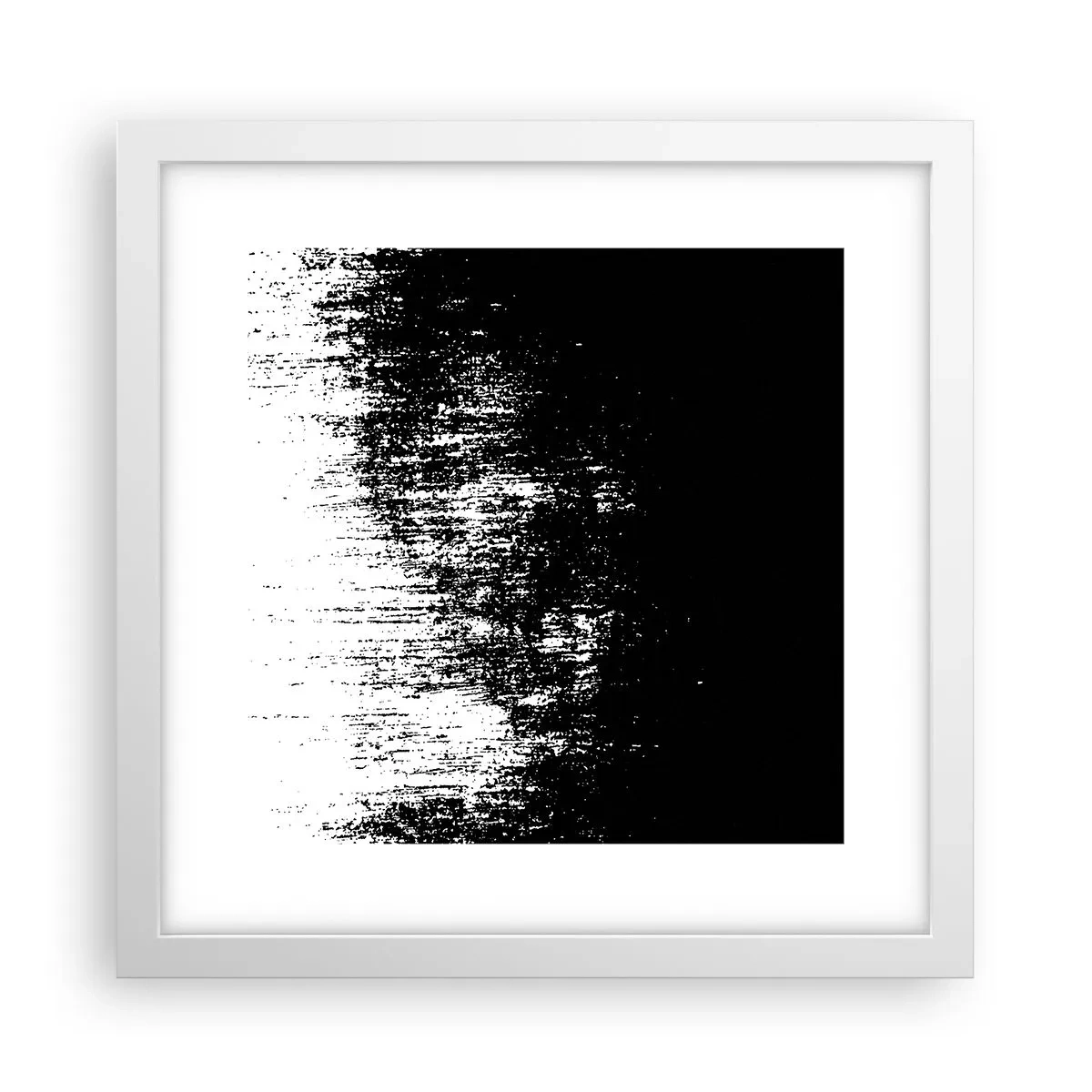 Plagát v bielom ráme - Víťazom sa stáva... - 30x30 cm