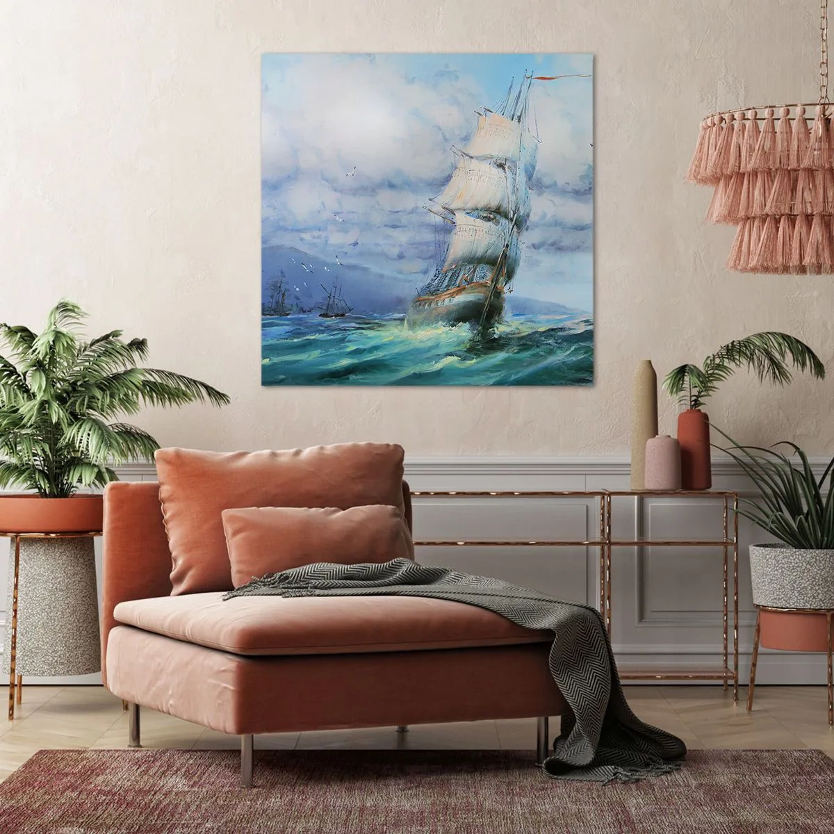 Obraz na plátne - Šťastnú cestu - 70x70 cm