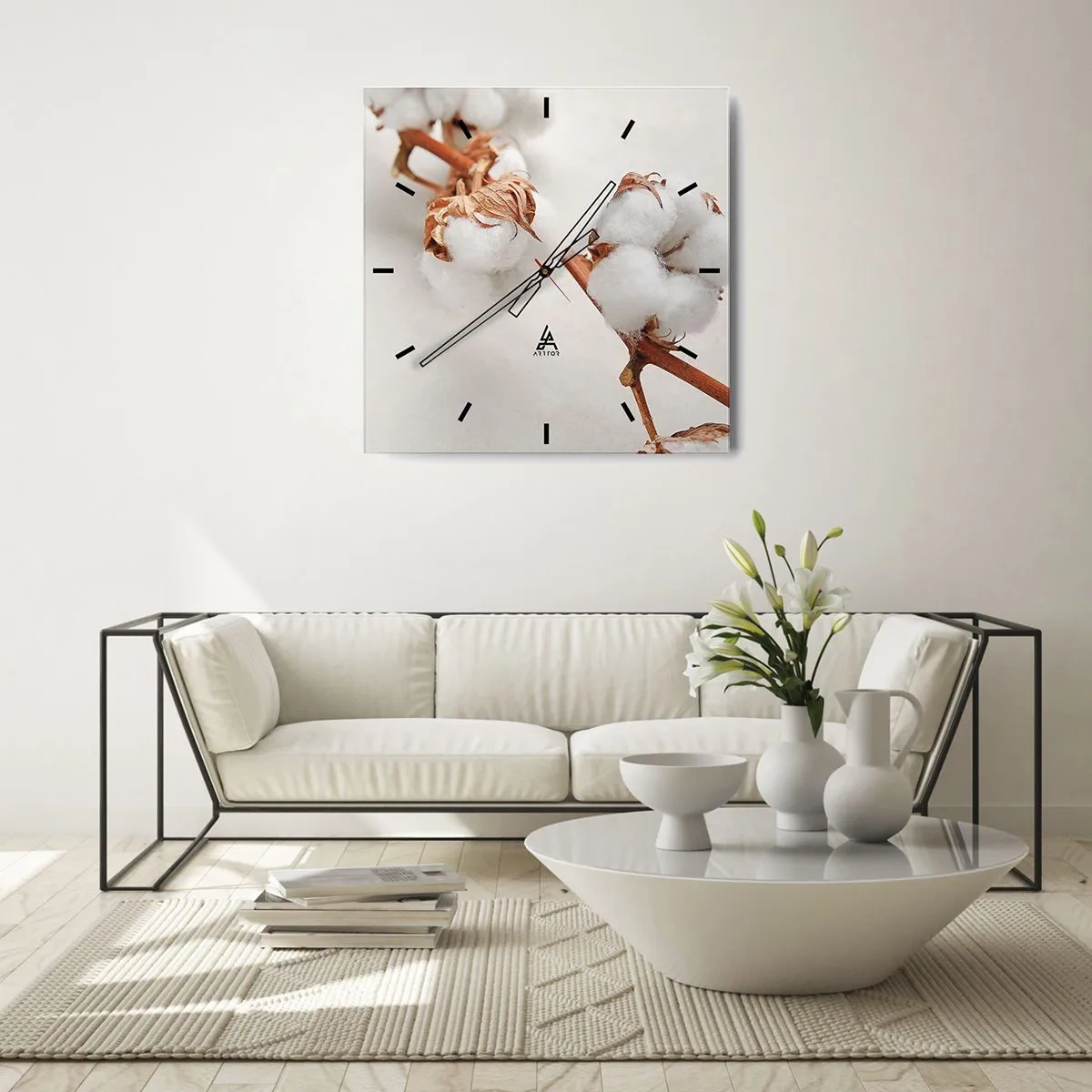 Nástenné hodiny - Len objímať - 30x30 cm