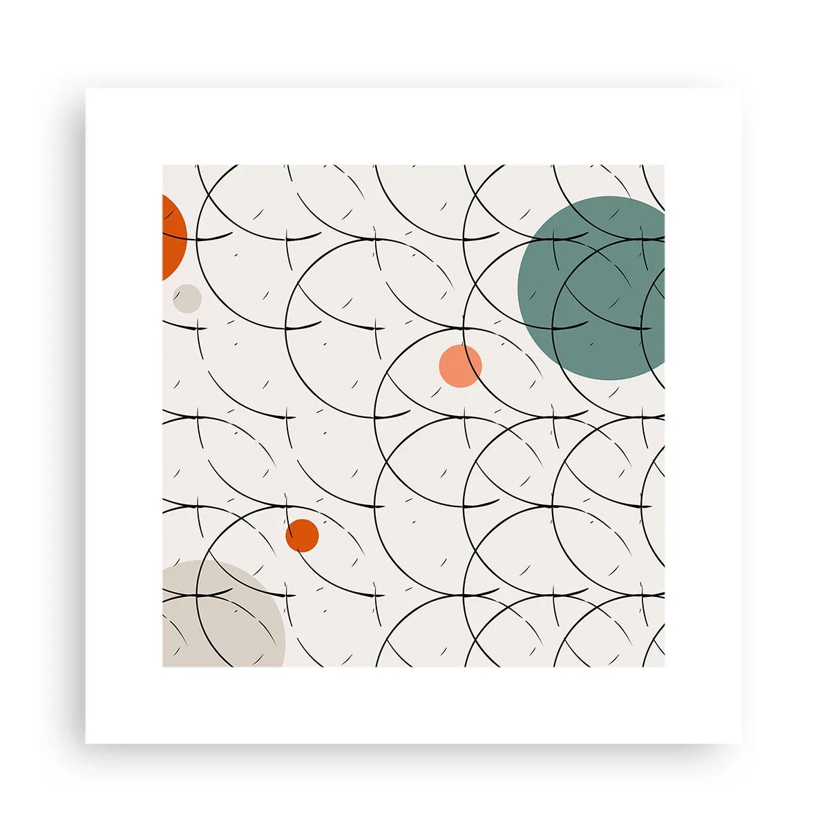 Plagát - V duchu pop-artu - 30x30 cm