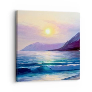 Obraz na plátne - Krištáľ vody a vzduchu - 30x30 cm
