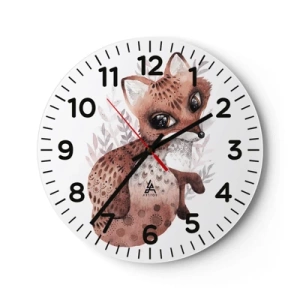 Nástenné hodiny - Proste sa zamilovať - 30x30 cm