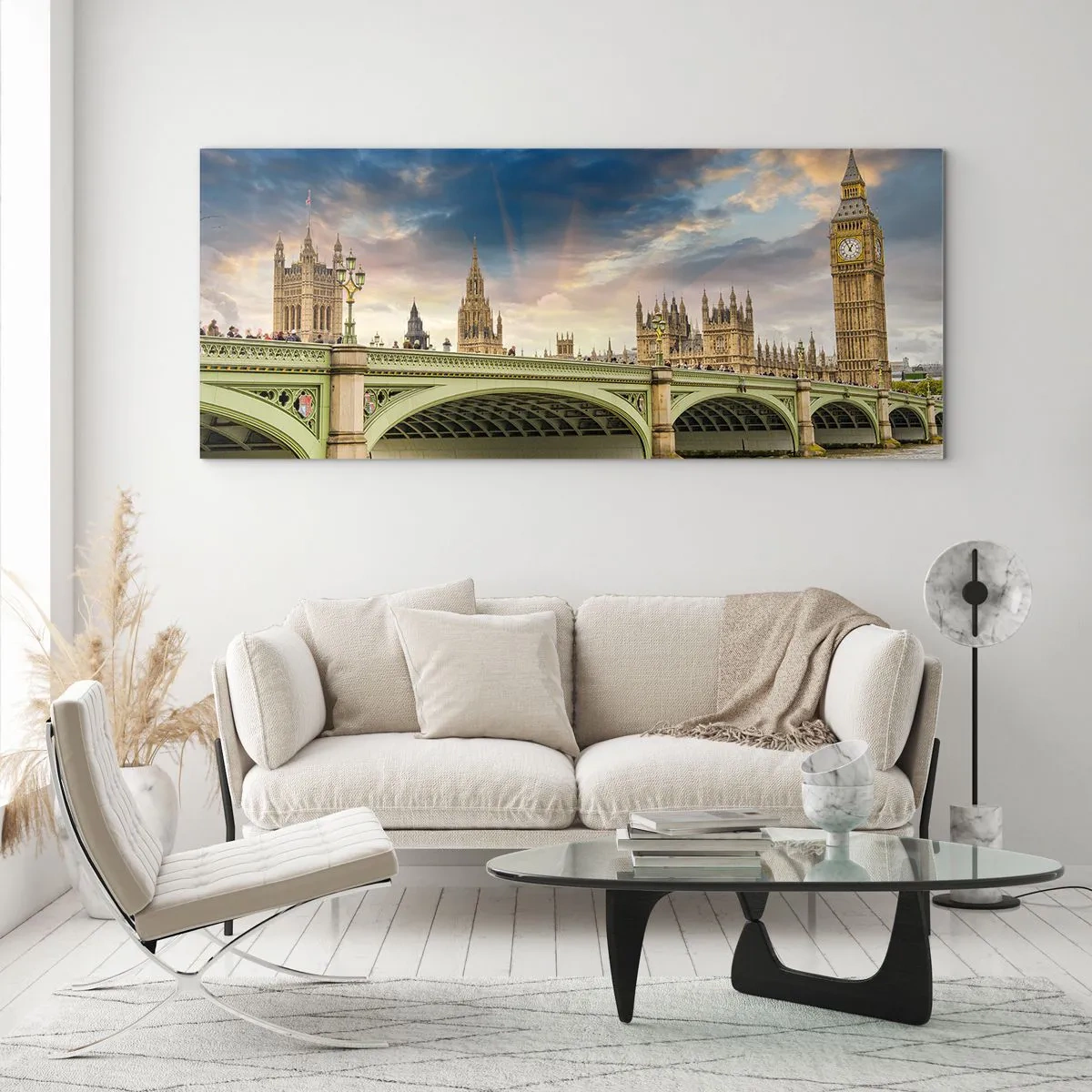 Obraz na skle - Čas sa zastavil v Impériu - 100x40 cm