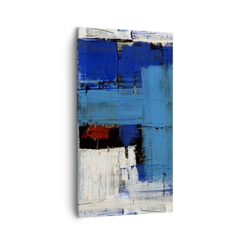 Obraz na plátne - Tajomstvo modrej - 45x80 cm