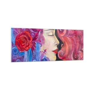 Obraz na skle - Secesia stále živá - 100x40 cm