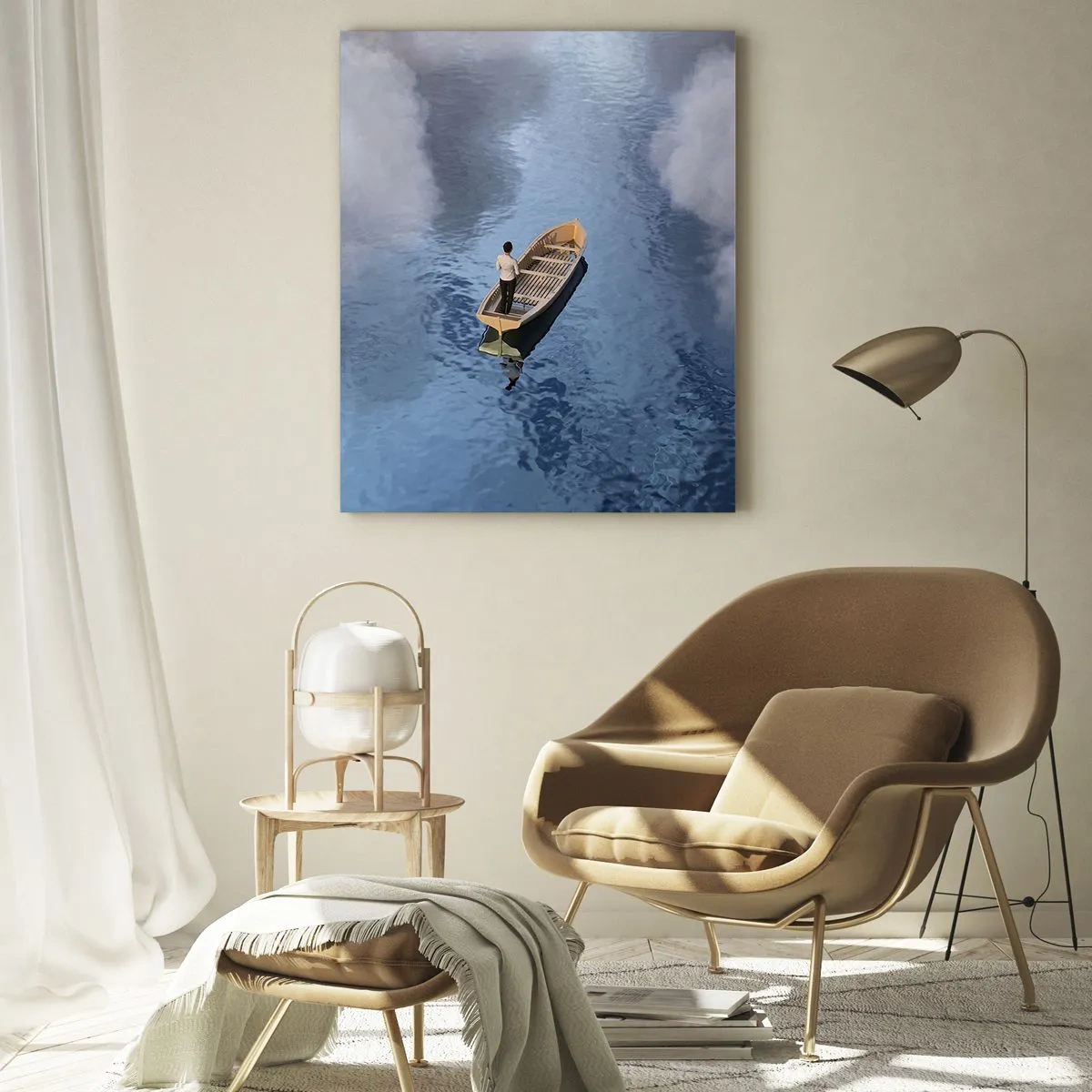 Obraz na skle - Život – cesta – neistota - 50x70 cm