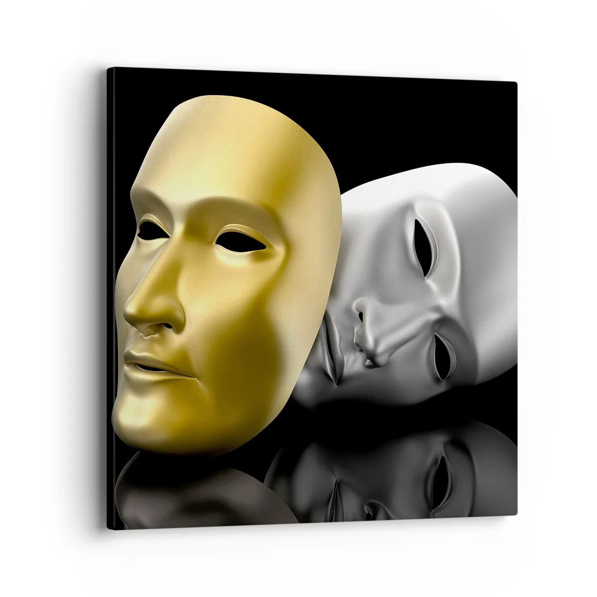 Obraz na plátne - Život je divadlo - 40x40 cm