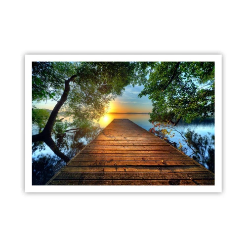 Plagát - Neponáhľaj sa, posaď sa - 100x70 cm