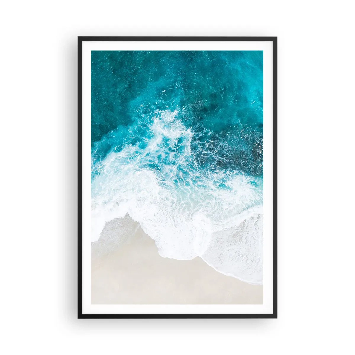 Plagát v čiernom ráme - Prirodzené pohladenie - 70x100 cm