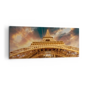 Obraz na plátne - Ako ľudstvo dosiahlo nebo - 100x40 cm