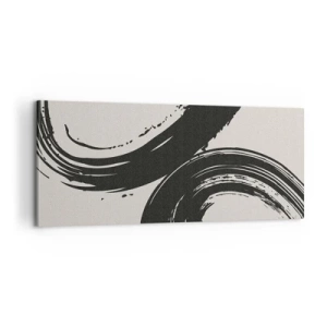 Obraz na plátne - S rozmachom a dookola - 100x40 cm