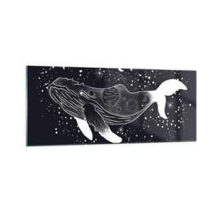 Obraz na skle - V oceáne vesmíru - 100x40 cm