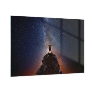 Obraz na skle - Sila je so mnou! - 100x70 cm