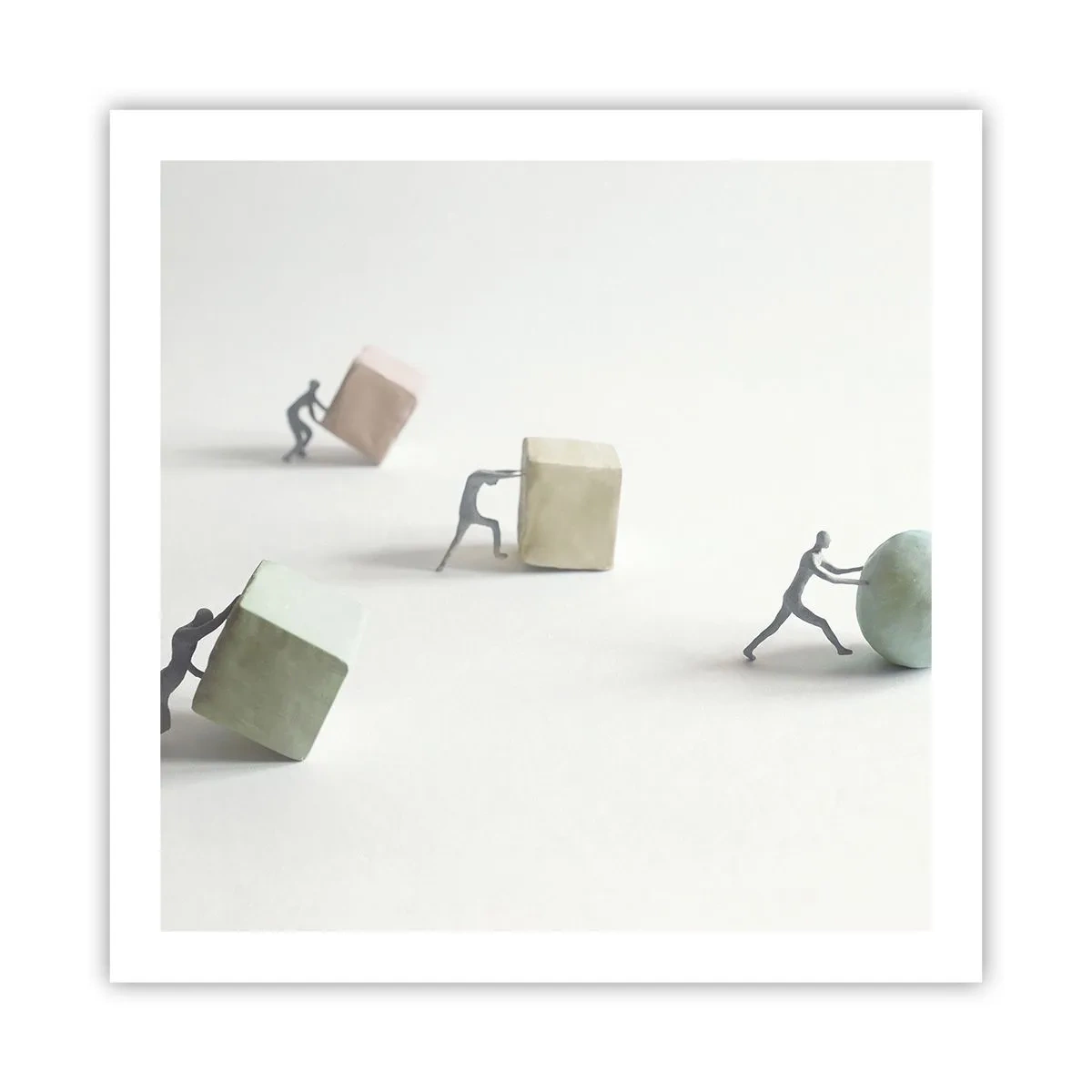 Plagát - Život samotný - 60x60 cm