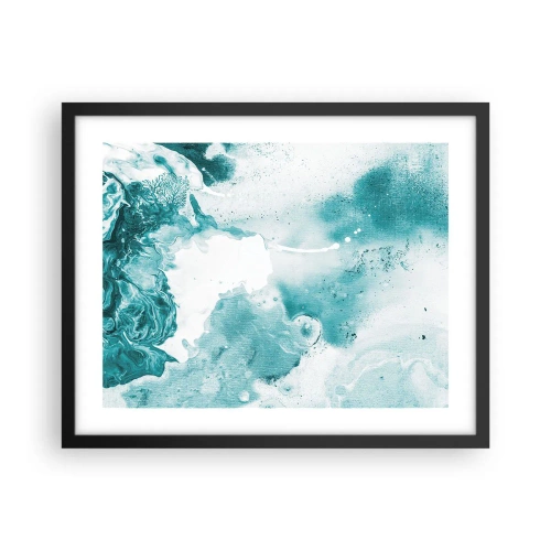 Plagát v čiernom ráme - Povodie modrej - 50x40 cm