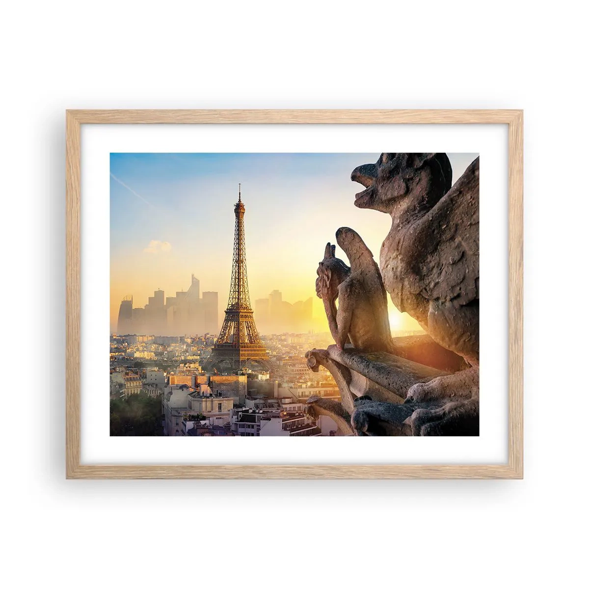 Plagát v ráme zo svetlého duba - Veľa sa zmenilo… - 50x40 cm