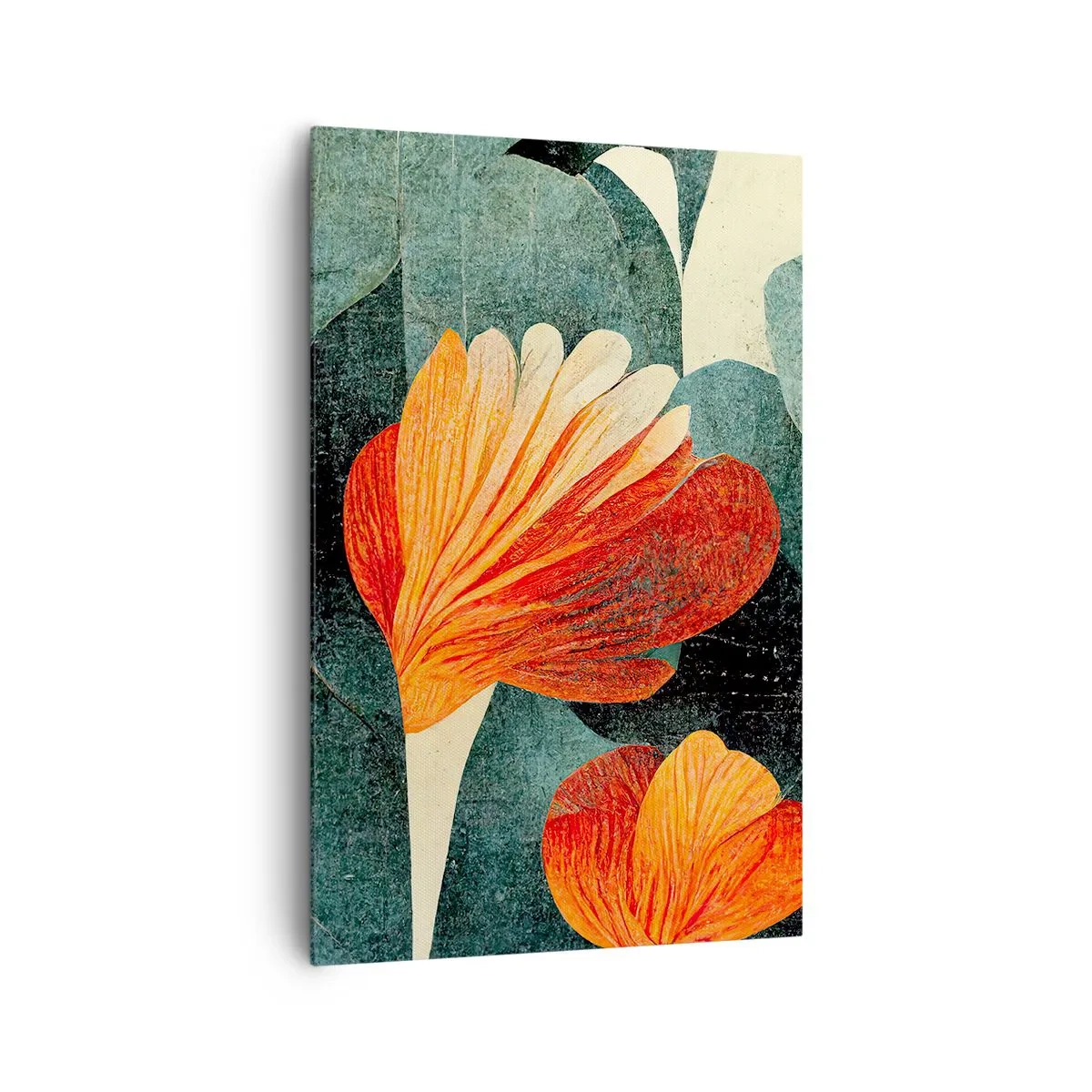 Obraz na plátne - Tropické horúco a chlad zelene - 80x120 cm