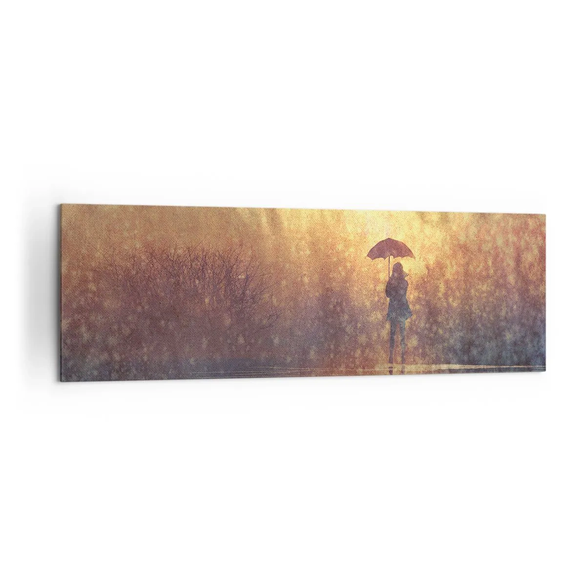 Obraz na plátne - Cítim, že sa na mňa niekto pozerá - 160x50 cm