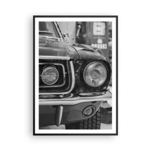 Plagát v čiernom ráme - Divoká jazda - 70x100 cm