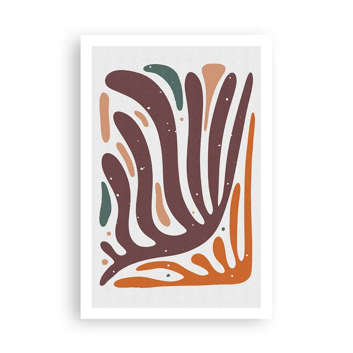 Plagát - Organická a radiálna kompozícia - 61x91 cm