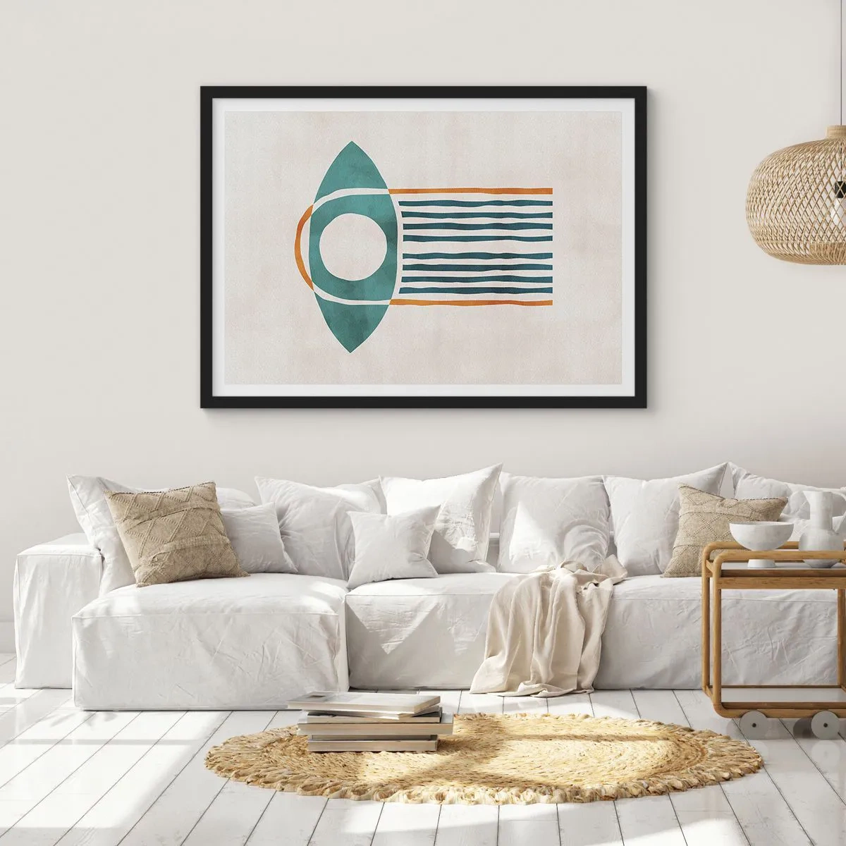 Plagát v čiernom ráme - Znaky a rituály - 70x50 cm