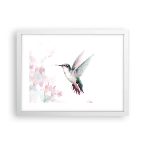 Plagát v bielom ráme - Mávanie - 40x30 cm