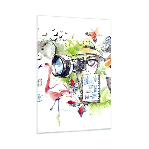 Obraz na skle - Objektívom cestovateľa - 50x70 cm