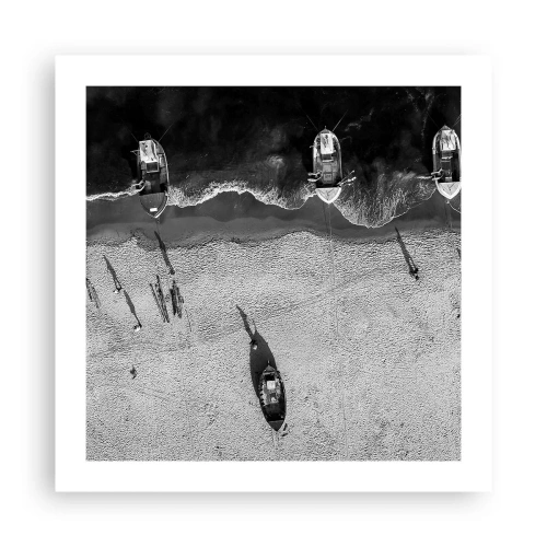 Plagát - Ešte na brehu… - 50x50 cm