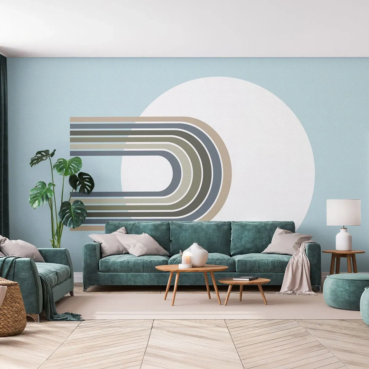 Samolepiaca Fototapeta Deluxe Sticker - Neodolateľná príťažlivosť - Abstrakcia, Grafika, Kus - 250x175 cm