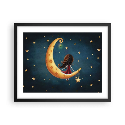 Plagát v čiernom ráme - Kedysi dávno… - 50x40 cm